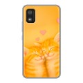 Дизайнерский силиконовый чехол для Itel A17 Милые котята