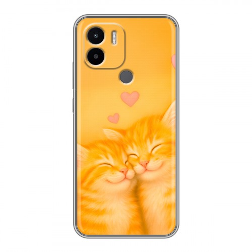 Дизайнерский силиконовый чехол для Xiaomi Redmi A1 Plus Милые котята
