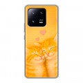 Дизайнерский силиконовый чехол для Xiaomi 13 Pro Милые котята