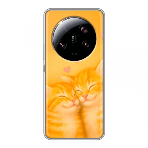 Дизайнерский силиконовый чехол для Xiaomi 13 Ultra Милые котята
