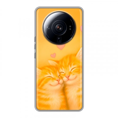 Дизайнерский силиконовый чехол для Xiaomi 12S Ultra Милые котята