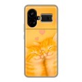 Дизайнерский силиконовый чехол для Realme GT5 Милые котята