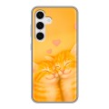 Дизайнерский силиконовый чехол для Samsung Galaxy S24 Милые котята