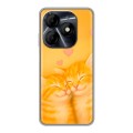 Дизайнерский силиконовый чехол для Itel P55 4G Милые котята