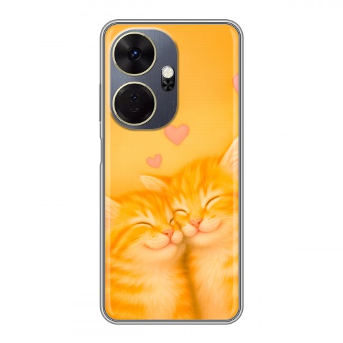 Дизайнерский силиконовый чехол для Itel P55 Plus Милые котята