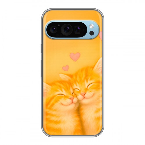 Дизайнерский силиконовый чехол для Google Pixel 9 Милые котята