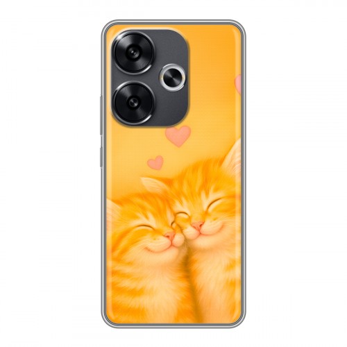 Дизайнерский силиконовый чехол для Xiaomi Redmi Turbo 3 Милые котята
