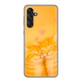 Дизайнерский силиконовый чехол для Samsung Galaxy M55 Милые котята