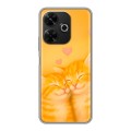 Дизайнерский силиконовый чехол для RedMi 13 4G Милые котята