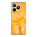 Дизайнерский силиконовый чехол для Realme C63 Милые котята