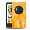 Дизайнерский силиконовый чехол для Nokia Lumia 1020 Милые котята