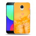Дизайнерский пластиковый чехол для Meizu MX4 Милые котята