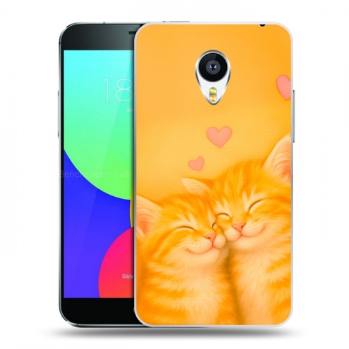 Дизайнерский пластиковый чехол для Meizu MX4 Милые котята