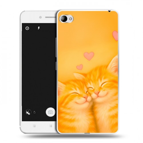 Дизайнерский пластиковый чехол для Lenovo S90 Милые котята