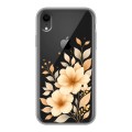 Полупрозрачный дизайнерский пластиковый чехол для Iphone Xr для девушки