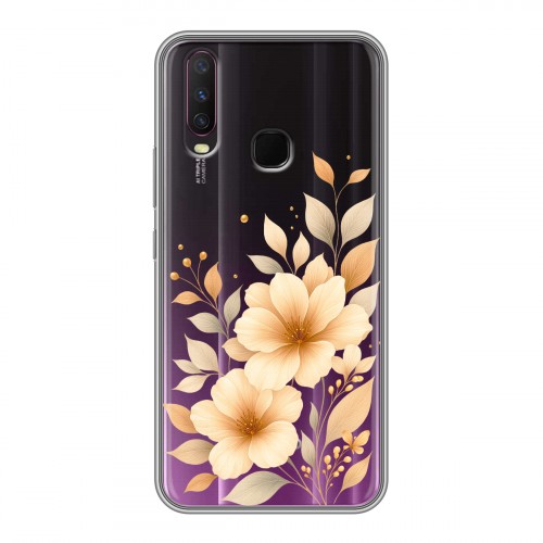 Полупрозрачный дизайнерский силиконовый чехол для Vivo Y17 для девушки