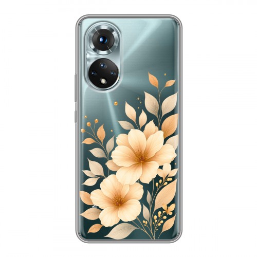 Полупрозрачный дизайнерский силиконовый чехол для Huawei Honor 50 для девушки