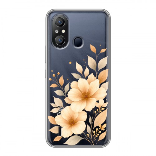 Полупрозрачный дизайнерский силиконовый чехол для Itel A49 для девушки