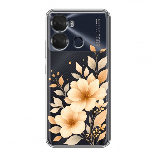 Полупрозрачный дизайнерский пластиковый чехол для Itel P40 для девушки