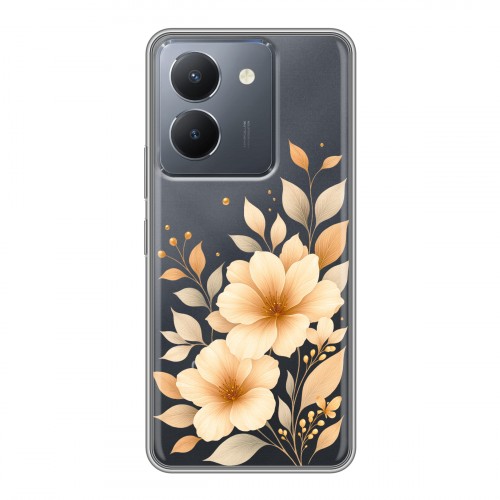 Полупрозрачный дизайнерский силиконовый чехол для Vivo Y36 для девушки