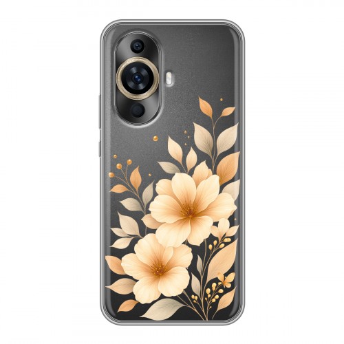 Полупрозрачный дизайнерский силиконовый с усиленными углами чехол для Huawei Nova 11 для девушки