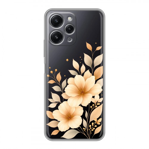 Полупрозрачный дизайнерский пластиковый чехол для Xiaomi RedMi 12 для девушки