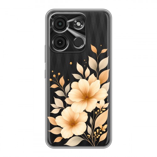 Полупрозрачный дизайнерский пластиковый чехол для Itel A60s для девушки