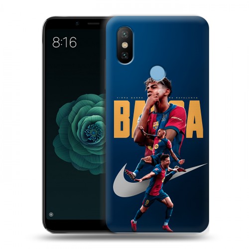 Дизайнерский силиконовый чехол для Xiaomi Mi A2 Барселона Barca Yamal 