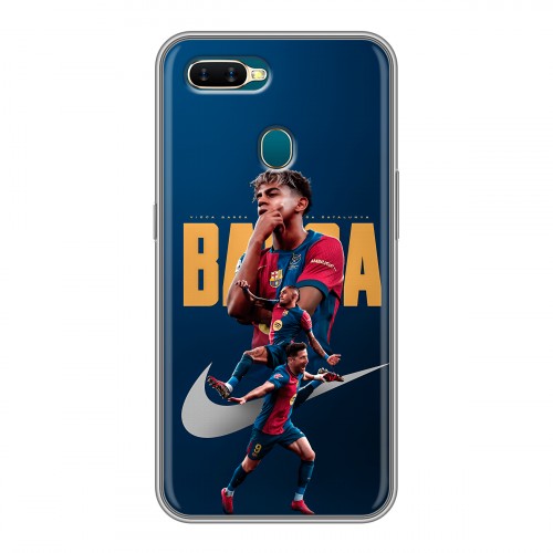 Дизайнерский силиконовый чехол для OPPO AX7 Барселона Barca Yamal 
