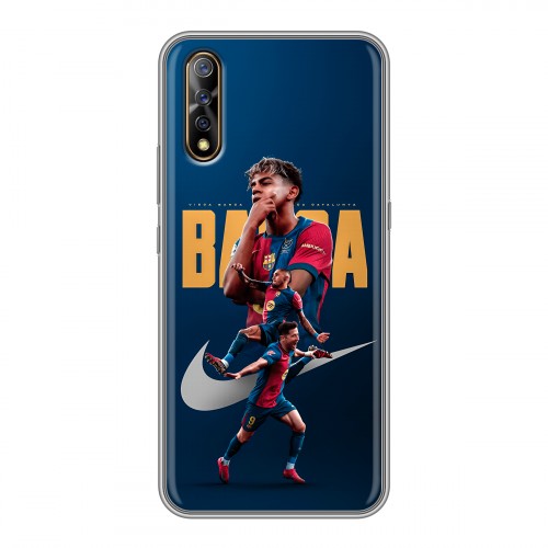 Дизайнерский силиконовый с усиленными углами чехол для Vivo V17 Neo Барселона Barca Yamal 