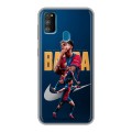 Дизайнерский силиконовый чехол для Samsung Galaxy M30s Барселона Barca Yamal 