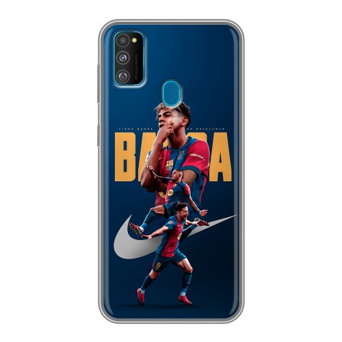 Дизайнерский силиконовый чехол для Samsung Galaxy M30s Барселона Barca Yamal 