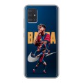 Дизайнерский силиконовый чехол для Samsung Galaxy A51 Барселона Barca Yamal 