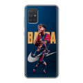 Дизайнерский силиконовый чехол для Samsung Galaxy A71 Барселона Barca Yamal 
