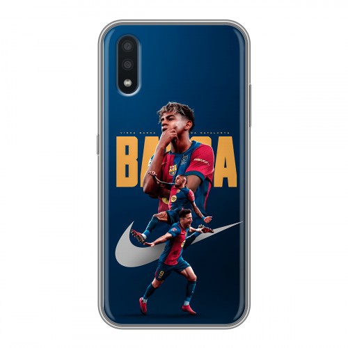 Дизайнерский силиконовый чехол для Samsung Galaxy M01 Барселона Barca Yamal 