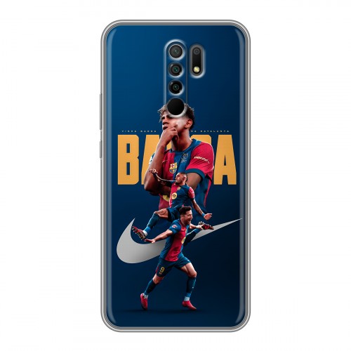 Дизайнерский силиконовый чехол для Xiaomi RedMi 9 Барселона Barca Yamal 