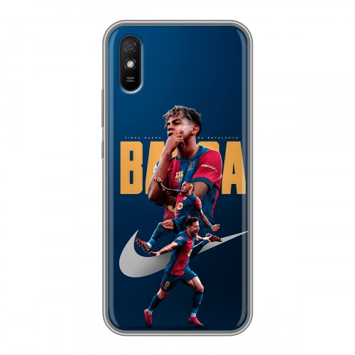 Дизайнерский силиконовый чехол для Xiaomi RedMi 9A Барселона Barca Yamal 