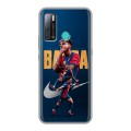Дизайнерский силиконовый с усиленными углами чехол для Tecno Pouvoir 4 Барселона Barca Yamal 
