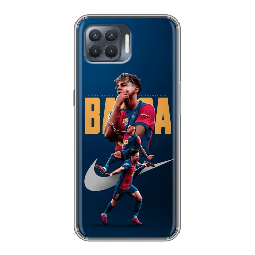 Дизайнерский силиконовый чехол для OPPO Reno4 Lite Барселона Barca Yamal 