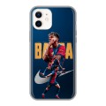 Дизайнерский силиконовый чехол для Iphone 12 Барселона Barca Yamal 