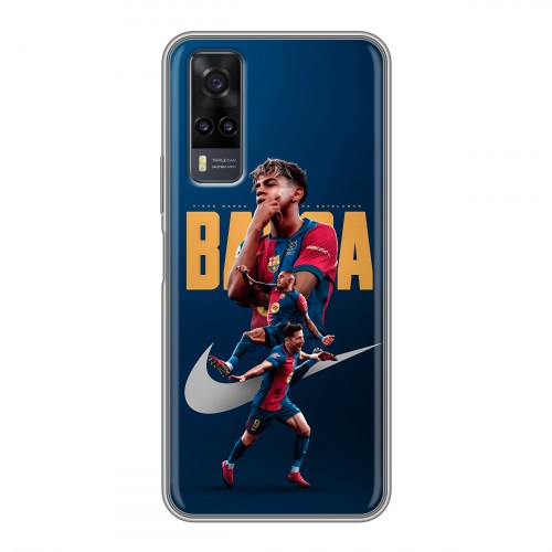 Дизайнерский пластиковый чехол для Vivo Y31 Барселона Barca Yamal 