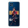 Дизайнерский силиконовый чехол для Realme C21 Барселона Barca Yamal 