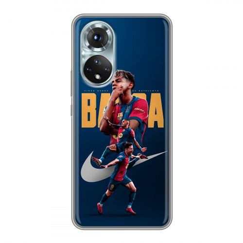 Дизайнерский силиконовый чехол для Huawei Honor 50 Барселона Barca Yamal 