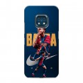Дизайнерский силиконовый с усиленными углами чехол для Nokia XR20 Барселона Barca Yamal 