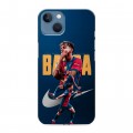 Дизайнерский силиконовый чехол для Iphone 13 Барселона Barca Yamal 