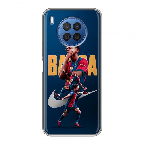 Дизайнерский силиконовый чехол для Huawei Nova 8i Барселона Barca Yamal 