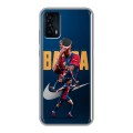 Дизайнерский силиконовый чехол для TCL 20B Барселона Barca Yamal 