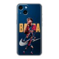 Дизайнерский силиконовый чехол для Iphone 14 Барселона Barca Yamal 