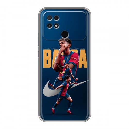 Дизайнерский силиконовый чехол для Xiaomi Poco C40 Барселона Barca Yamal 