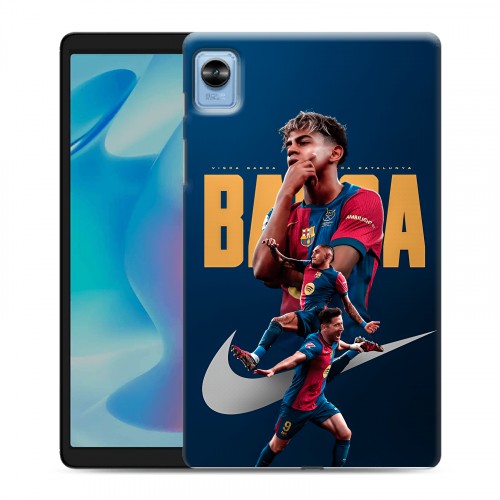 Дизайнерский силиконовый чехол для Realme Pad Mini Барселона Barca Yamal 